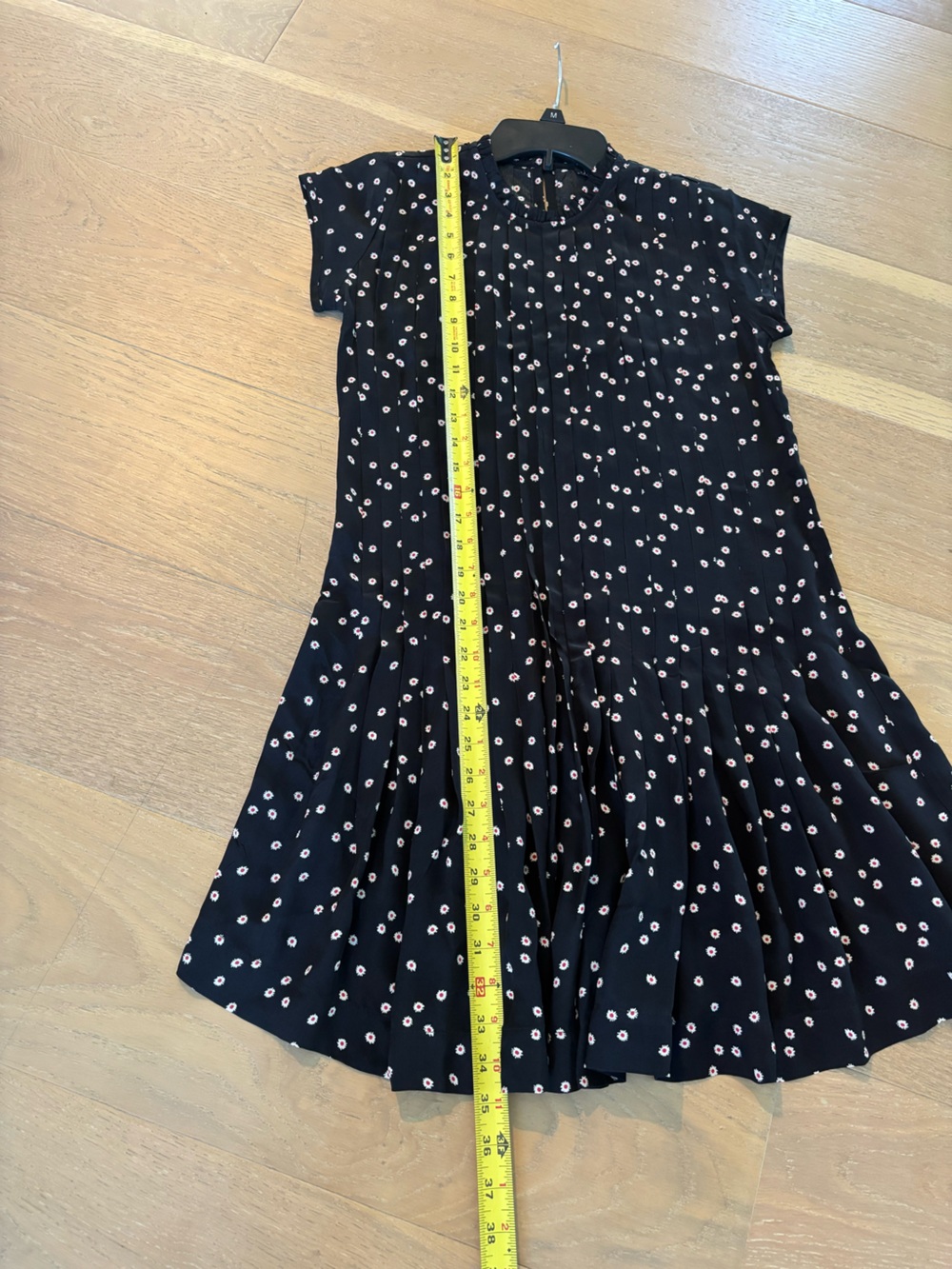 J. Crew Pintuck shift dress midnight floral print XXS NWT NEW pleated Sleeves - Picture 11 of 12